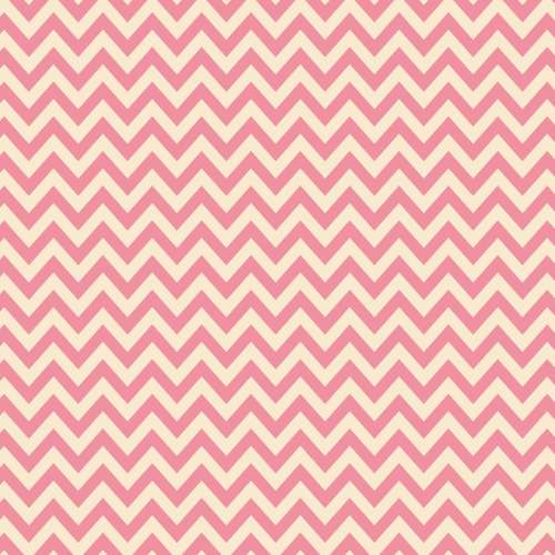 Printed Wafer Paper - Pink Chevron - Click Image to Close